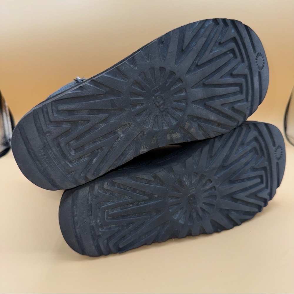 Ugg Classic Short Glitter Patchwork Black And Sil… - image 8